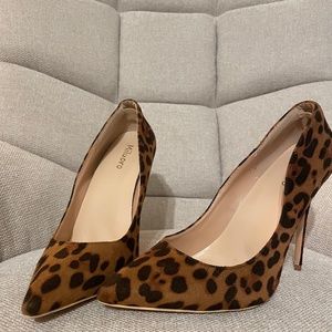 Animal print stilettos